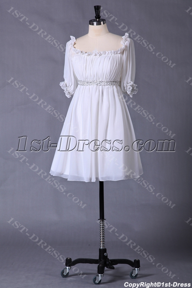 images/201307/big/Ivory-Chiffon-Baby-Doll-Homecoming-Dress-with-Short-Sleeves-2430-b-1-1374747269.jpg
