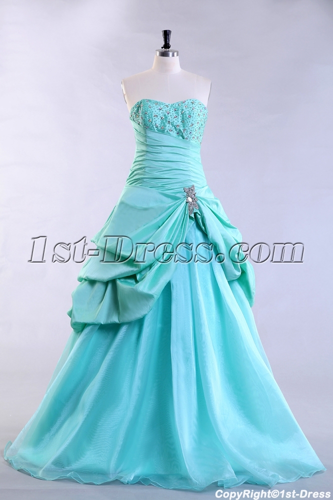 images/201307/big/Teal-Blue-Pretty-Plus-Size-Quince-Gown-with-Corset-2481-b-1-1375180629.jpg
