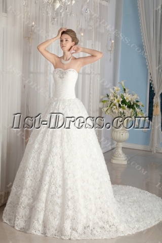 2014 Spring Floral Luxurious Bridal Gowns