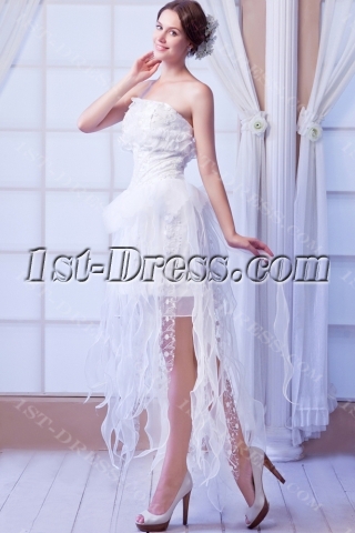 Best Romantic Style Wedding Dresses with High-low