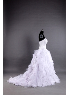 2013 Ball Gown Wedding Dress with Ruffle