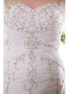 Celtic Embroidered Beautiful Wedding Gowns with Corset