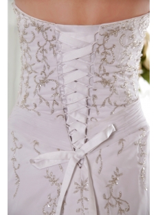 Celtic Embroidered Beautiful Wedding Gowns with Corset