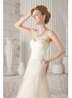 Champagne Masquerade Ball Dress with Sweetheart