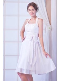 Chiffon Simple Summer Short Bridal Gowns