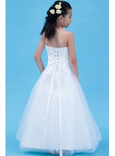 Gorgeous Long Mini Wedding Dress for Kids