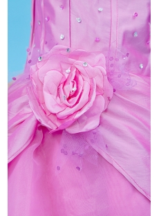 Hot Pink Halter Mini Bridal Gown