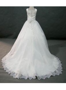 Ivory Mini Bridal Gowns with Train