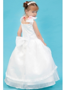 Ivory Princess Toddler Flower Girl Dress