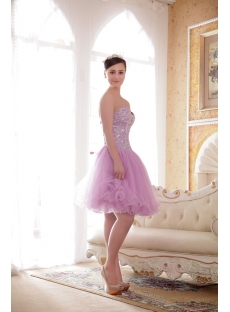 Lilac Short Sweet Sixteen Dress with Sweetheart