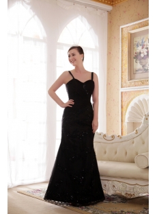 Modest Black Mother of Groom Gown with Long Sleeves Jacket