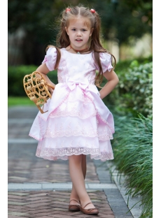 Pink Classical Flower Girl Dresses for Toddlers