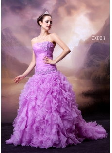 Princess Lilac Sweet 16 Dress with Drop Waist