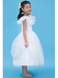 Scoop Ruffle Toddler Flower Girl Dress