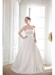 Simple Discount Bridal Gown under 150