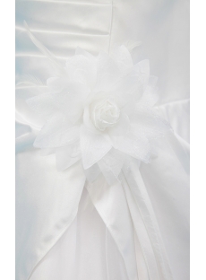 Traditional Ivory Mini Wedding Dress for Flower Girl