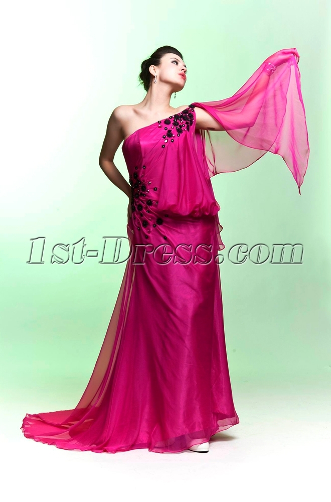 images/201308/big/Hot-Pink-Asymmetrical-Neckline-Celebrity-Dress-with-Black-2641-b-1-1375959589.jpg