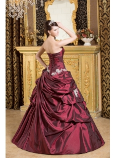 Burgundy Exclusive 2013 Quinceanera Dress Fall