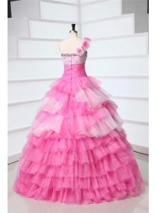 Cheap Colorful Masquerade Ball Gowns for Sale with One Shoulder