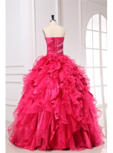 Chic 2013 Ruffle Quinceanera Dresses with Sweetheart