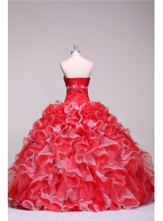 Cinderella Colorful Puffy Quinceańera Gown
