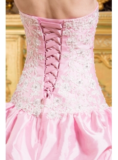 Drop Waist Pink 15 Quinceanera Dress for Spring