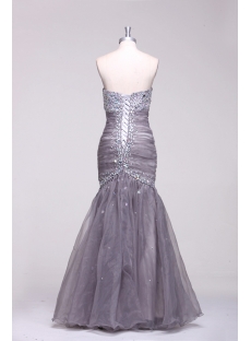Gray Curves Sheath Mermaid Pretty Prom Dresses
