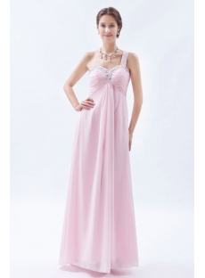 Light Pink Sweetheart Open Back Evening Dress for Full Figure
