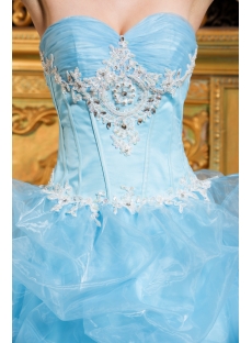 Light Sky Blue Pretty Quinceanera Dress 2013