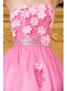 Romantic Pink Long Quinceanera Dresses in Los Angeles