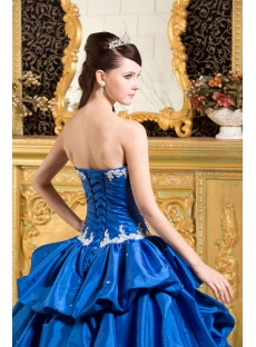 Royal Blue Pretty Quinceanera Dress with Short Jacket