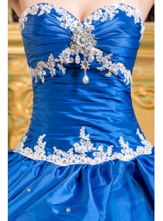 Royal Blue Pretty Quinceanera Dress with Short Jacket