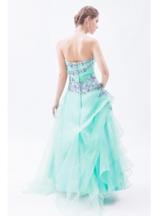 Sage Puffy Sweet Cheap Quinceanera Dresses with Embroidery