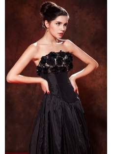 Sweet Tea Length Little Black Dress for Plus Size