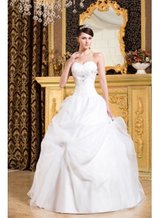 White Long Popular Quinceanera Gown Cheap