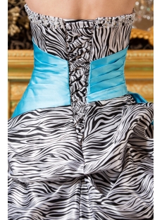 Zebra Quinceanera Ball Gown Dresses 2013 with Sweetheart
