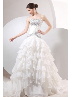 Charming Drop Waist A-line Floor Length Princess Ball Gown Dress