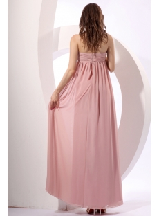 Exquisite Chiffon Long Ruched Pregnant Evening Dress