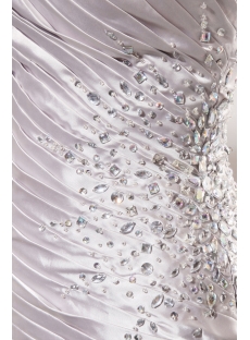 Fascinating Sheath Silver Prom Dress 2014