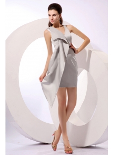 Special Silver Short Prom Dresses for Mother of Groom