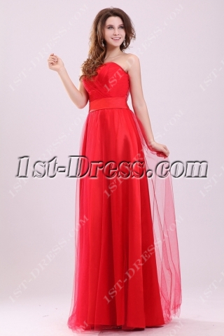 Simple Plain Sweetheart Spring Large Size Evening Dress