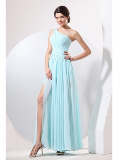 Charming Chiffon Homecoming Dress with One Shoulder