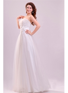Cheap Long Tulle Quinceanera Dress with Waistband