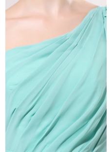 Exquisite Teal Blue 2014 Prom Dress One Shoulder