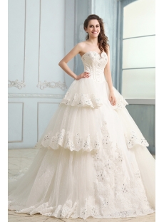 Fashionable Gothic Sweetheart Wedding Dress
