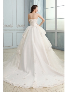 Fashionable Gothic Sweetheart Wedding Dress