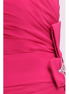 Hot Pink Modest Long Dress for Mother of Groom with Jacket