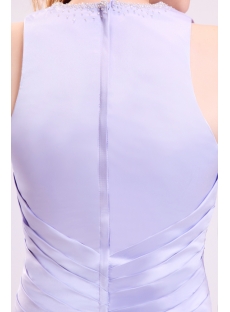 Lavender Modest V-neckline Graduation Dress for College