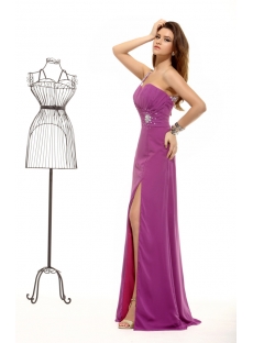 Lilac Criss-cross Summer Sexy Evening Dress 2013