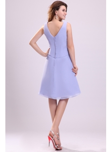 Modest Lavender Short Homecoming Dress